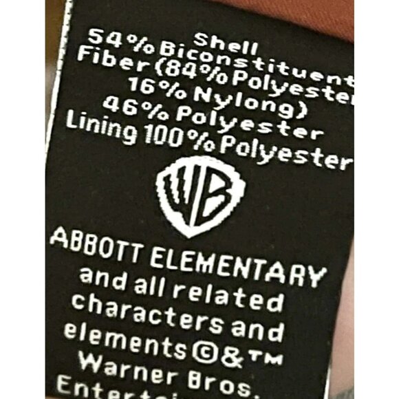 New Men Abbott Elementary Rust Big & Tall Corduroy Blazer Jacket Size 3XLT - Picture 4 of 4